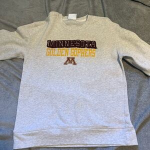 Cream color Minnesota crew neck